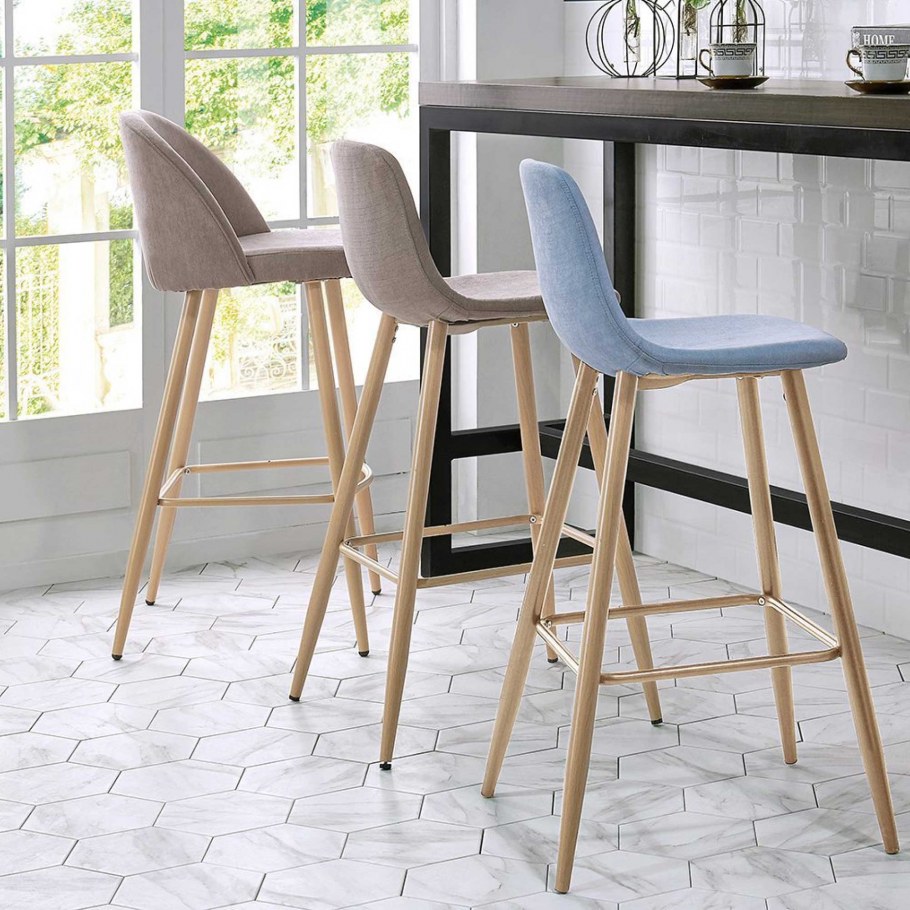 Стул барный 350b бежевый td3052-11/черный