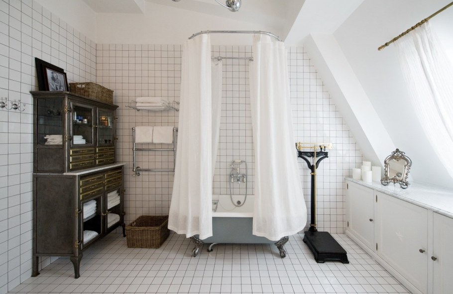 Ванная комната в винтажном стиле
