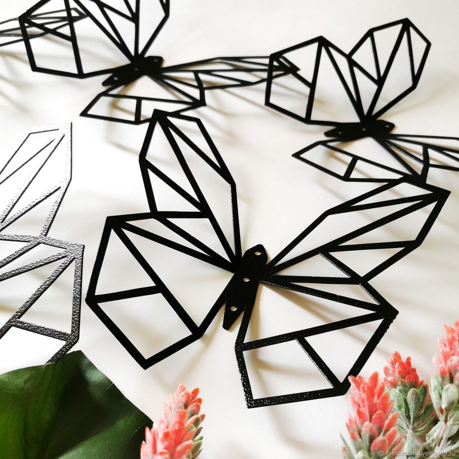 Бабочка из металла