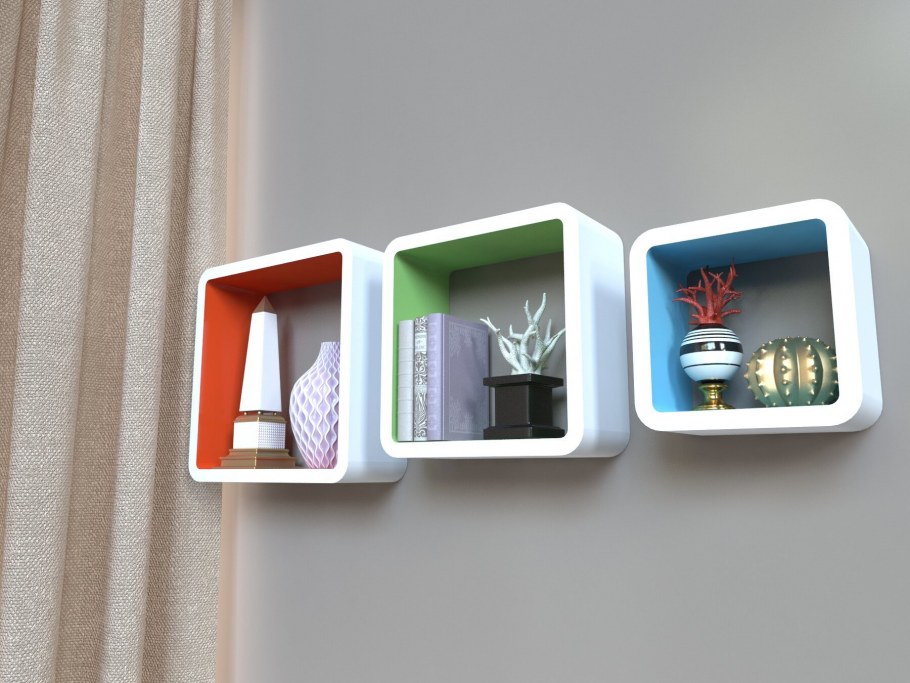 Настенные полочки