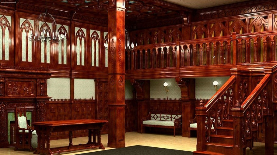 Грейнджер Холл особняк лестница