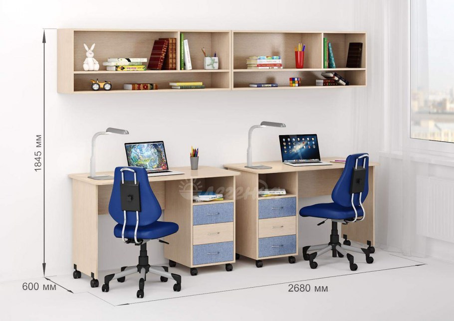 Стол письменный "уголок школьника 2" Аджио