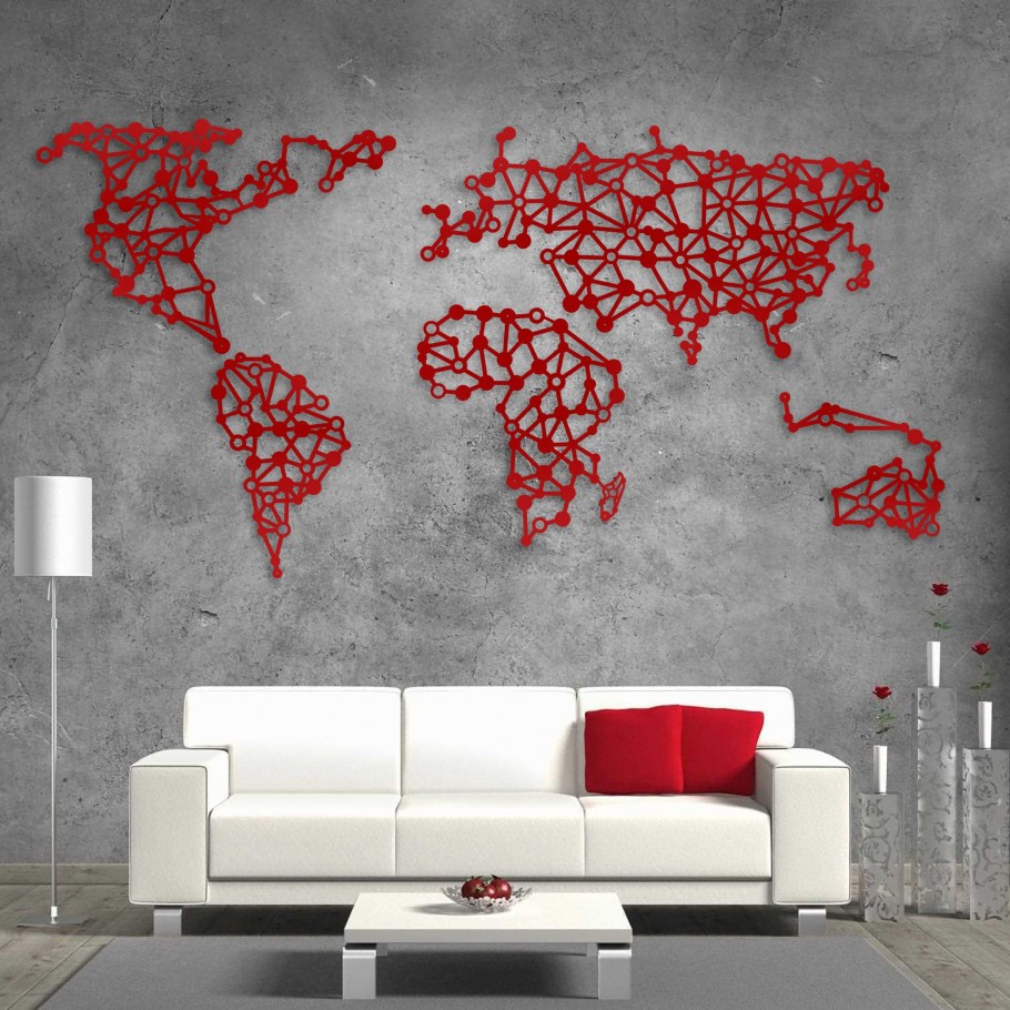 Карта мира на стену