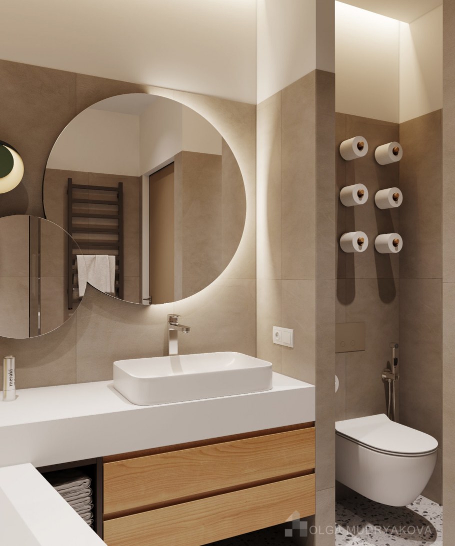 Ванная совмещенная с туалетом