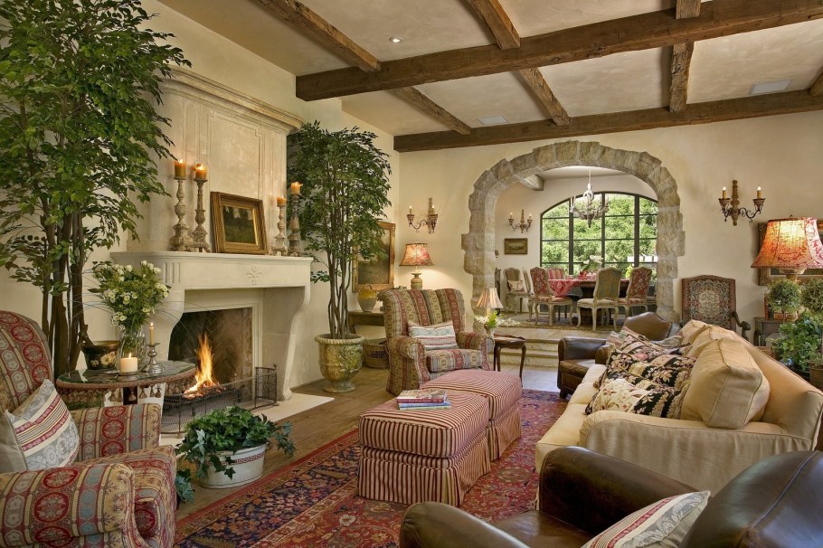 Средиземноморский Кантри стиль в интерьере