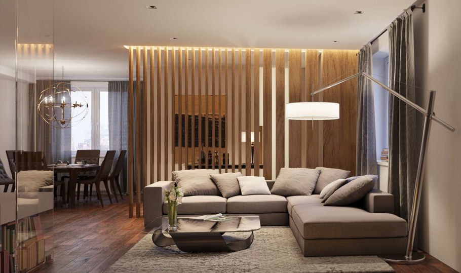 Гостиная в стиле Контемпорари