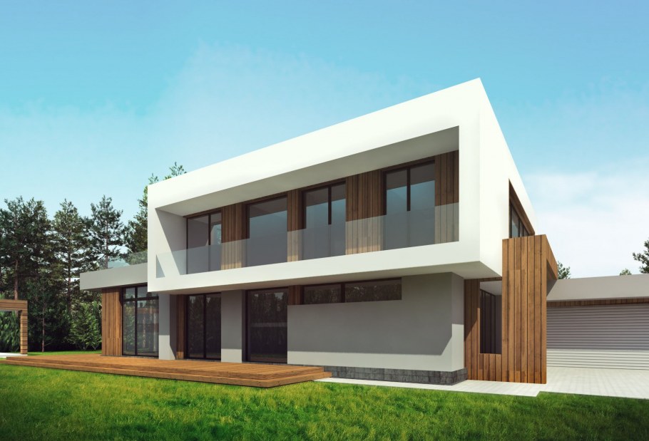 Коттедж в стиле Минимализм