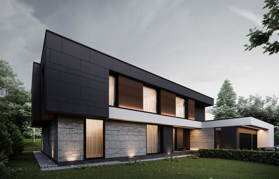 Проект флетхауса с плоской кровлей