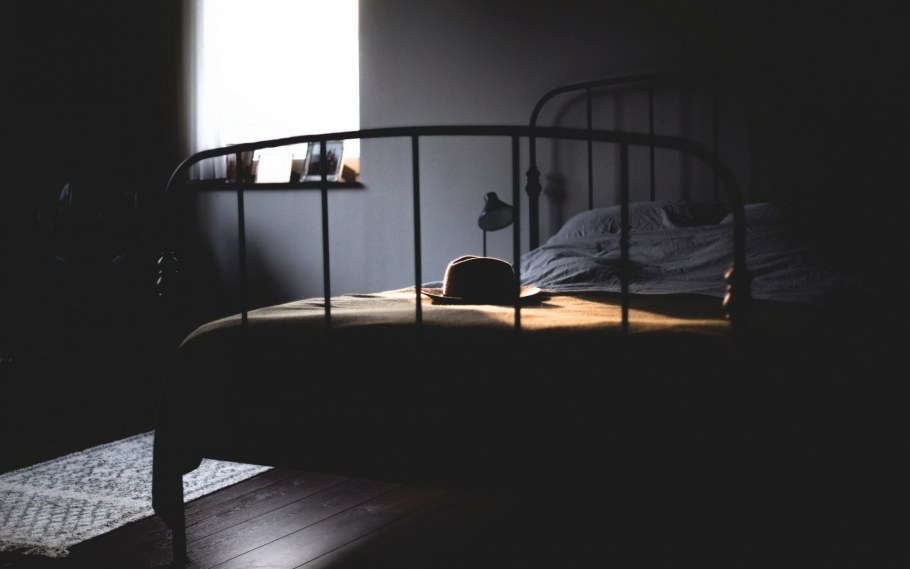 Кровать сверху