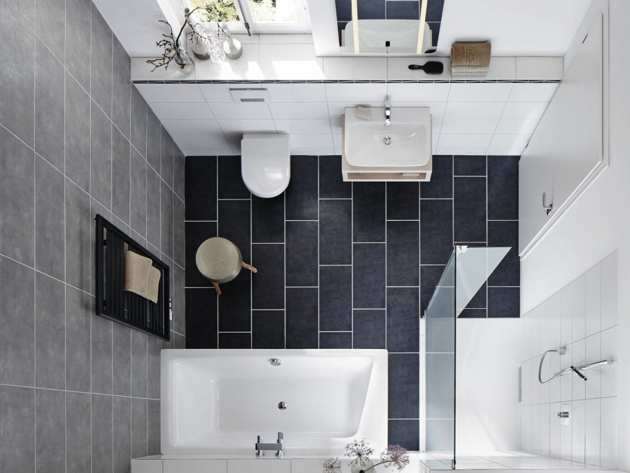 Малогабаритная ванная с туалетом