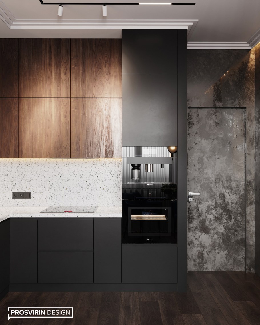 Кухня графит