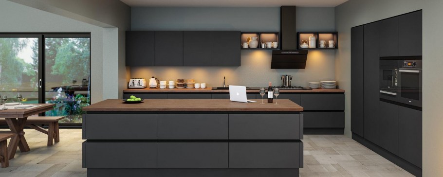 Графит суперматовый кухня