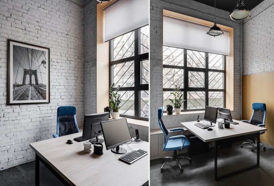 Офис 60м2 в стиле лофт