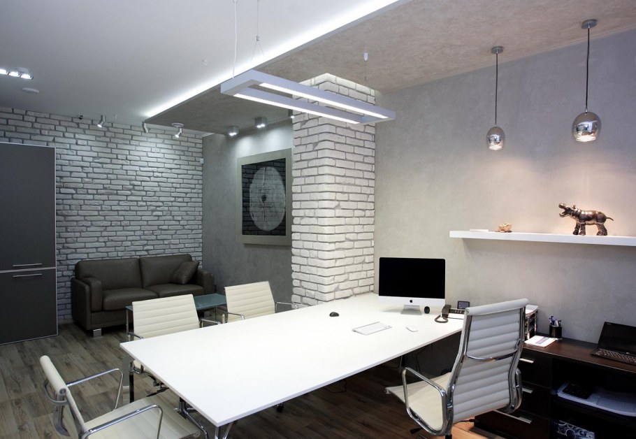 Офис 60м2 в стиле лофт