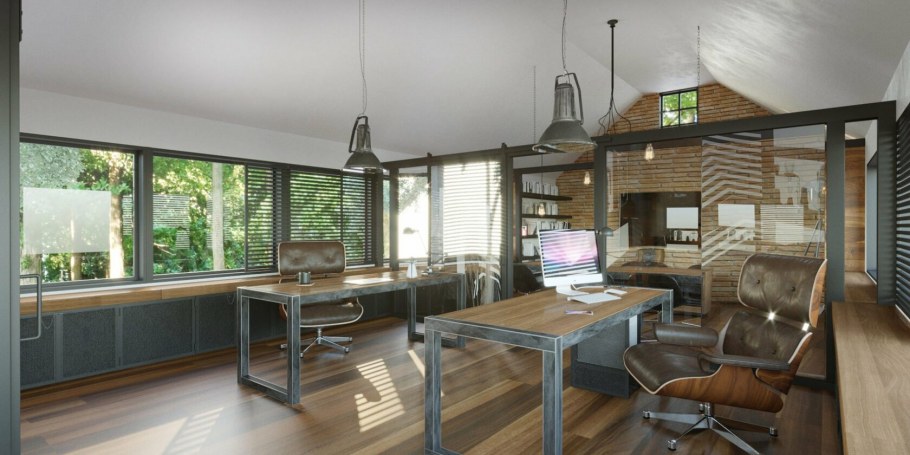 Офис в стиле лофт