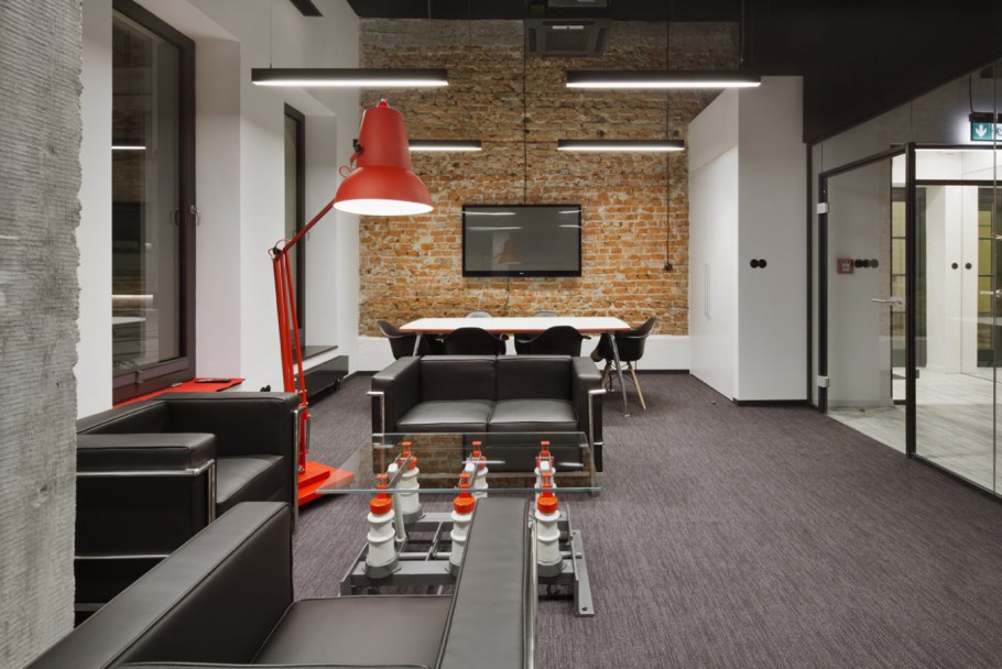 Мини кабинет в стиле лофт