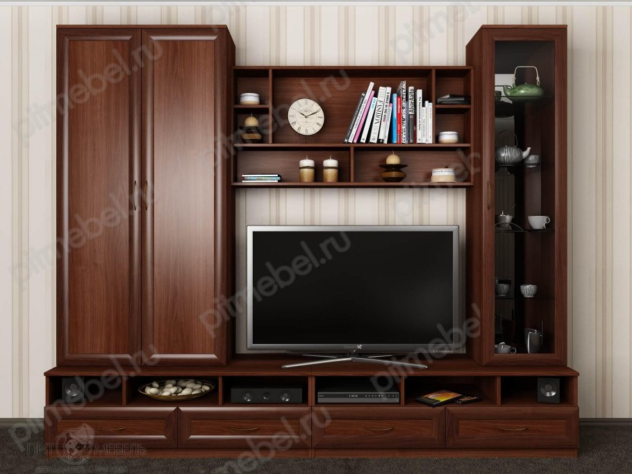 Стенка сенатор 4 итальян орех