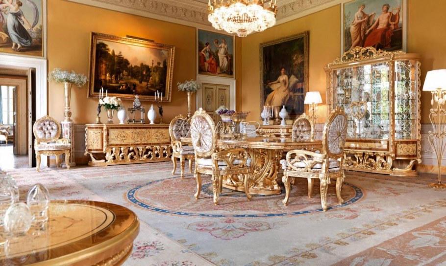 Рококо интерьер украшения