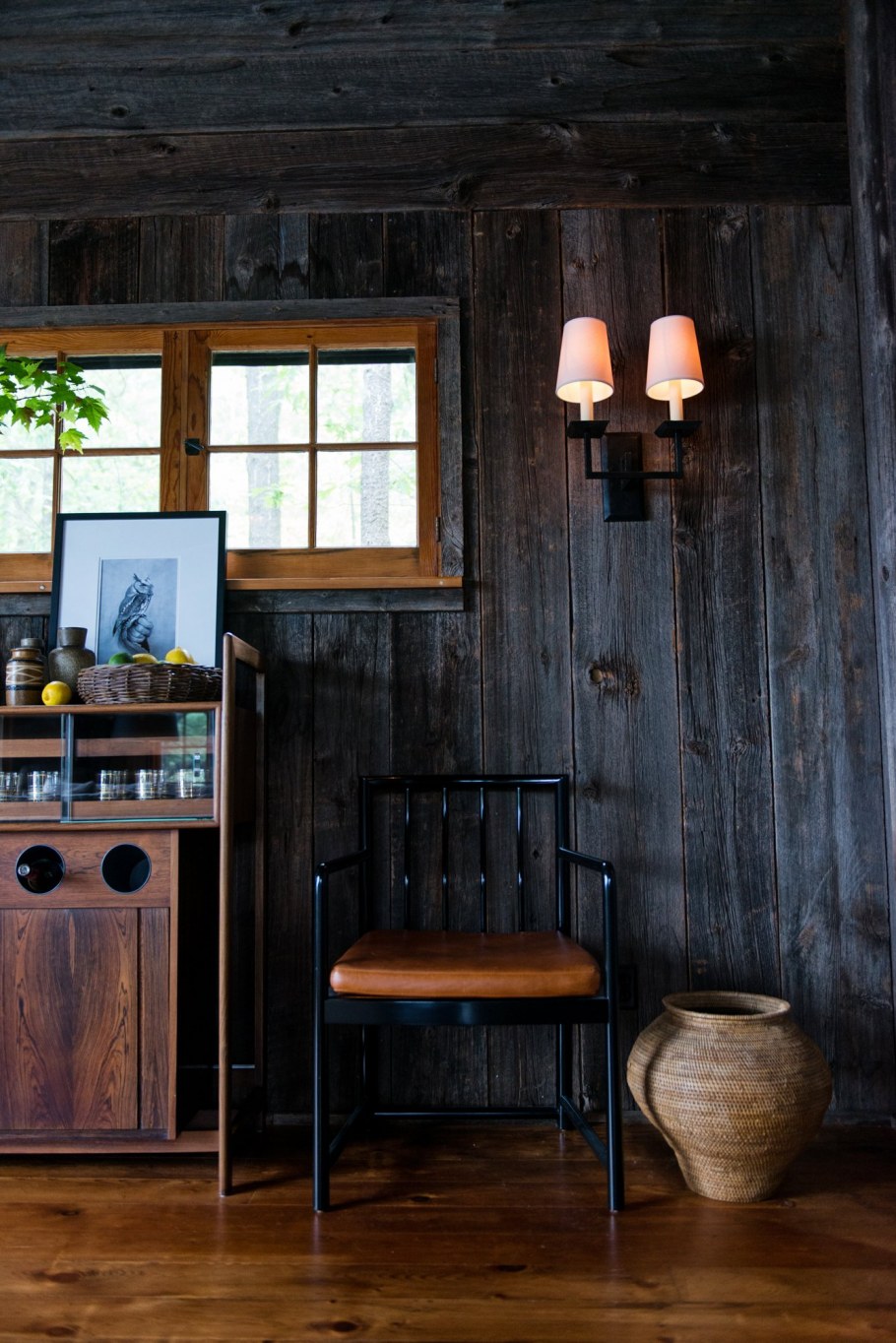 Брашированное дерево в интерьере