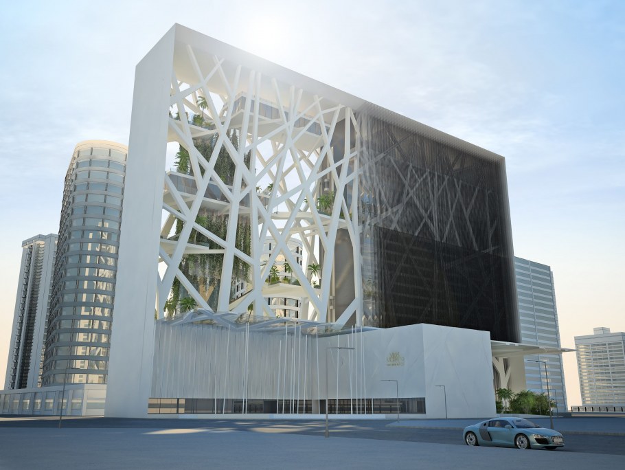 Миросакс Дубаи архитектура фасады