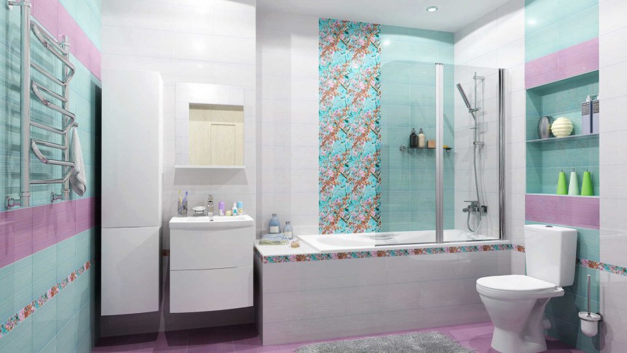 Плитка настенная Муза светлый 20х30