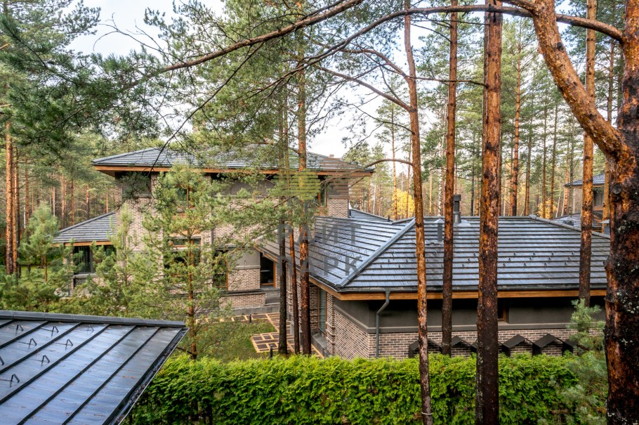 Интерьер кухни в стиле Райта