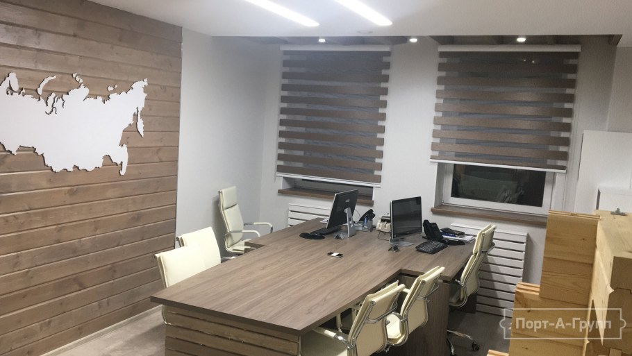 Кирпичная стена в интерьере офиса