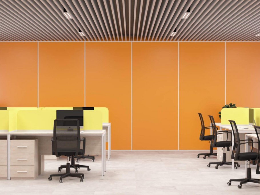 Двухцветное окрашивание стен