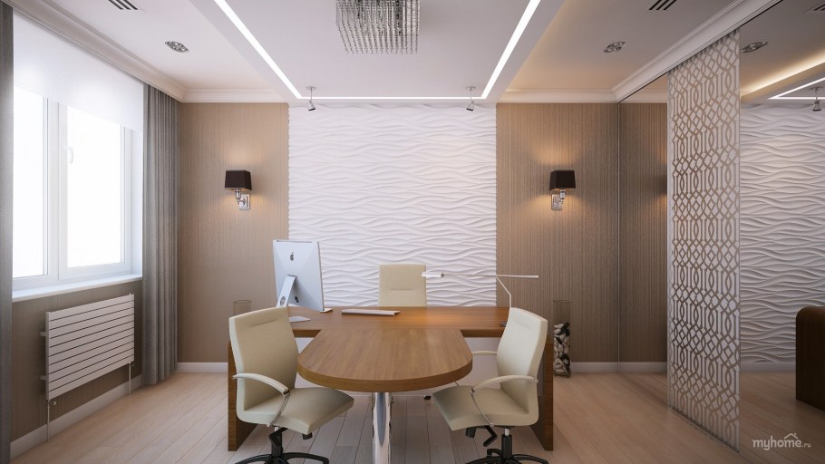 Дерево в интерьере офиса