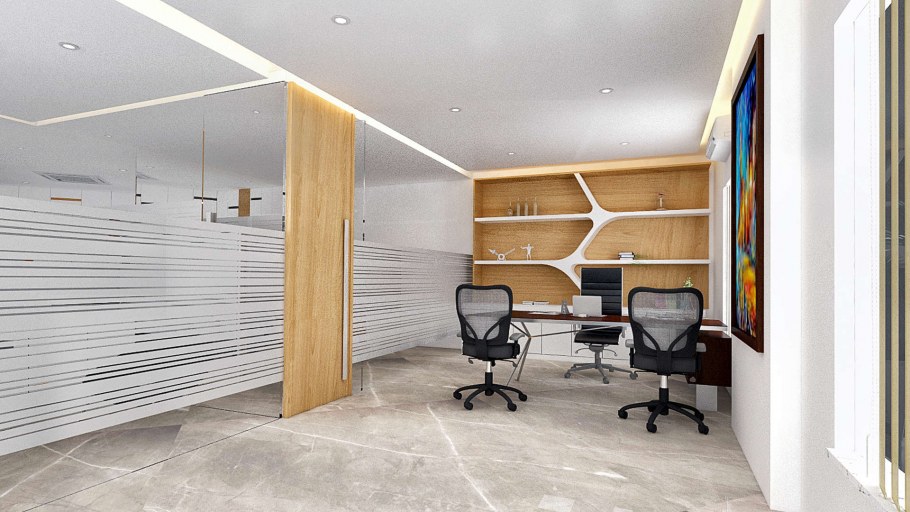 Дизайн стен в офисе