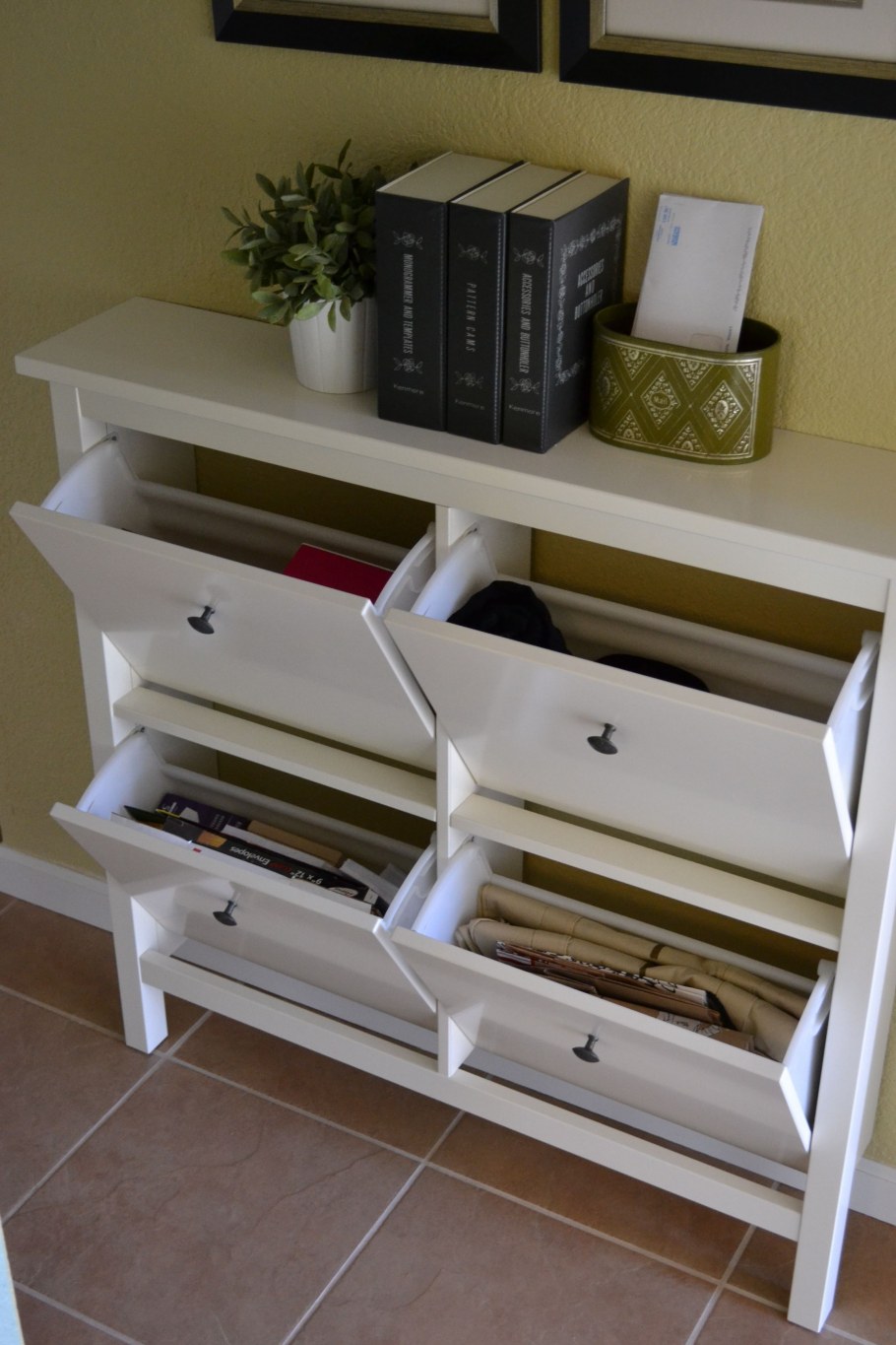 Bissa бисса галошница с 2 отделениями, белый49x93 см