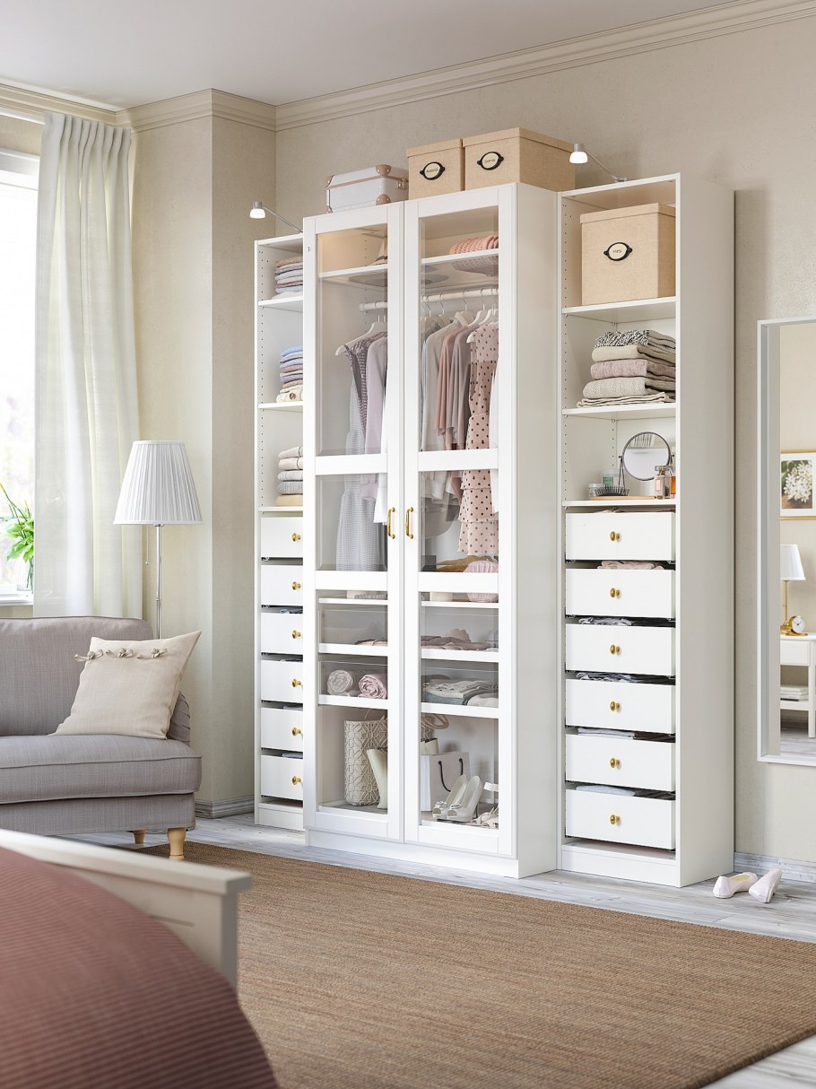 Икеа ПАКС В спальне