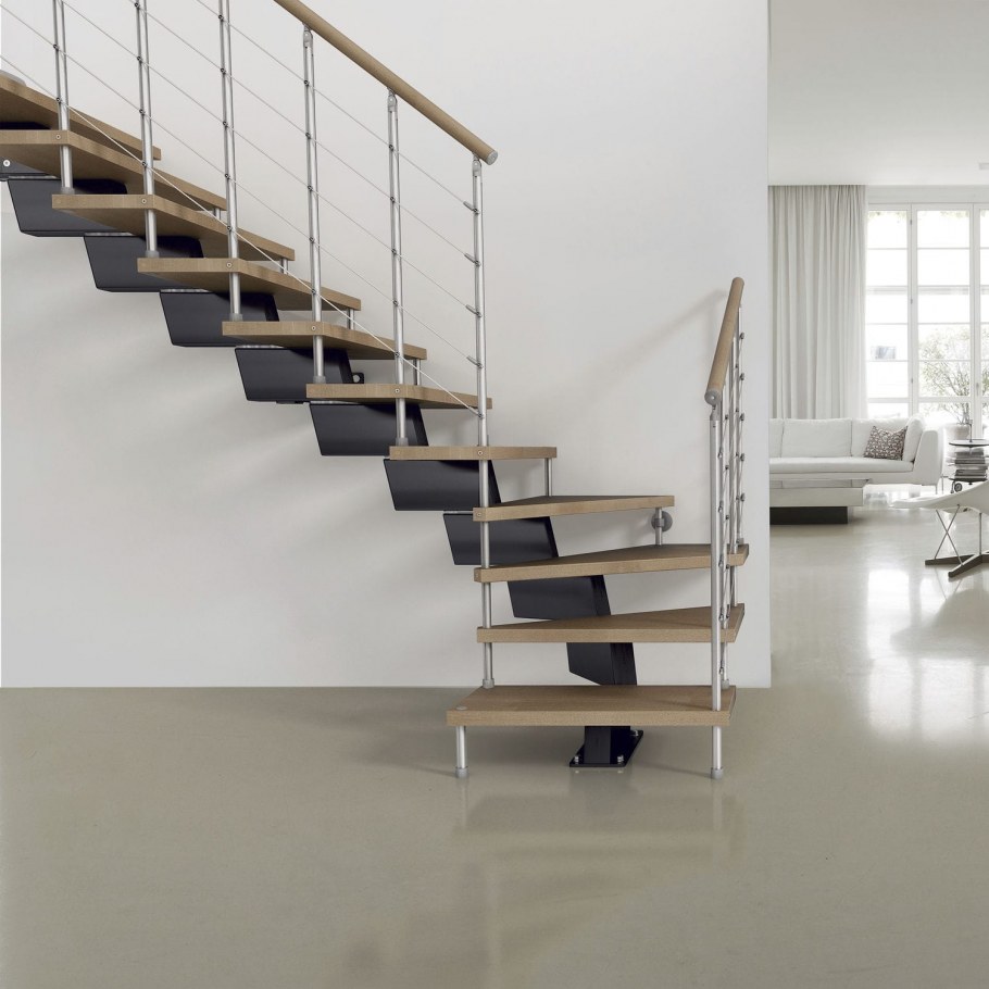 Лестница к-001м/1 с подступенками