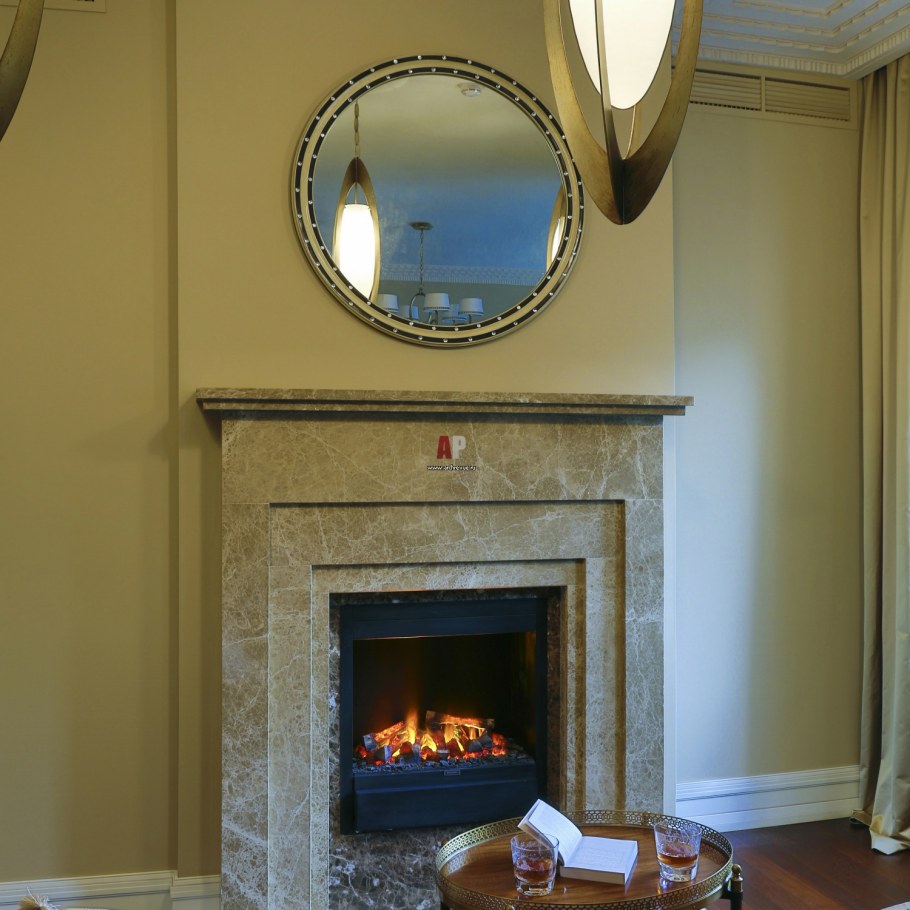 Ар деко камин мраморный