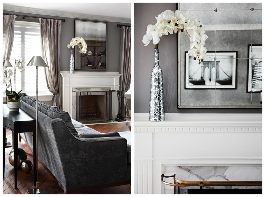 Зеркала в гостиной арт деко