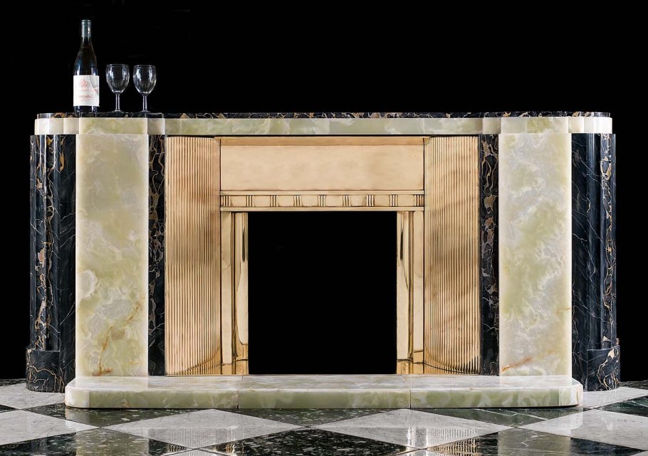 Камин ар деко