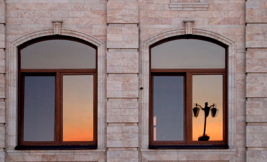 Стеклопакет отражение