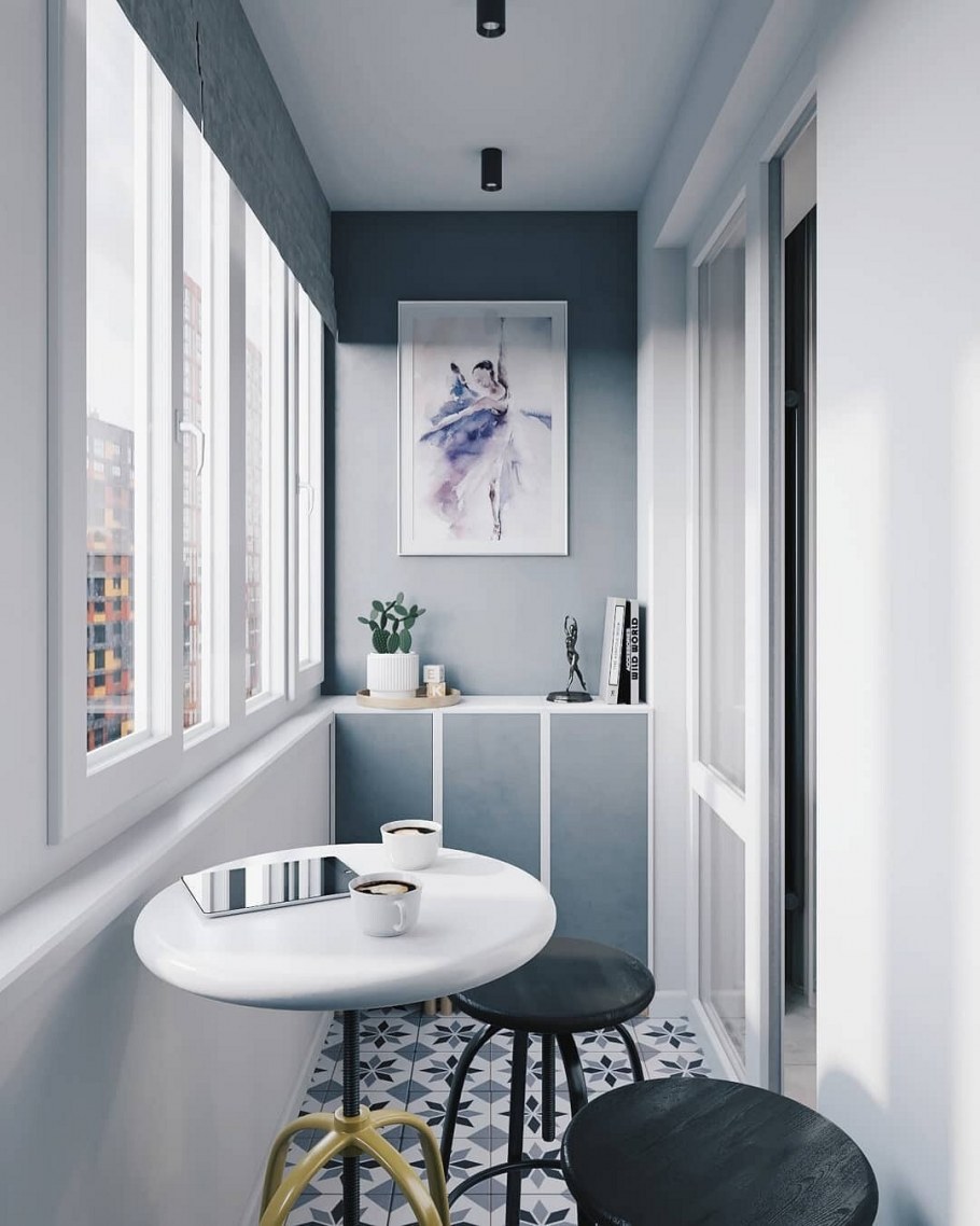 Лоджия с панорамным остеклением