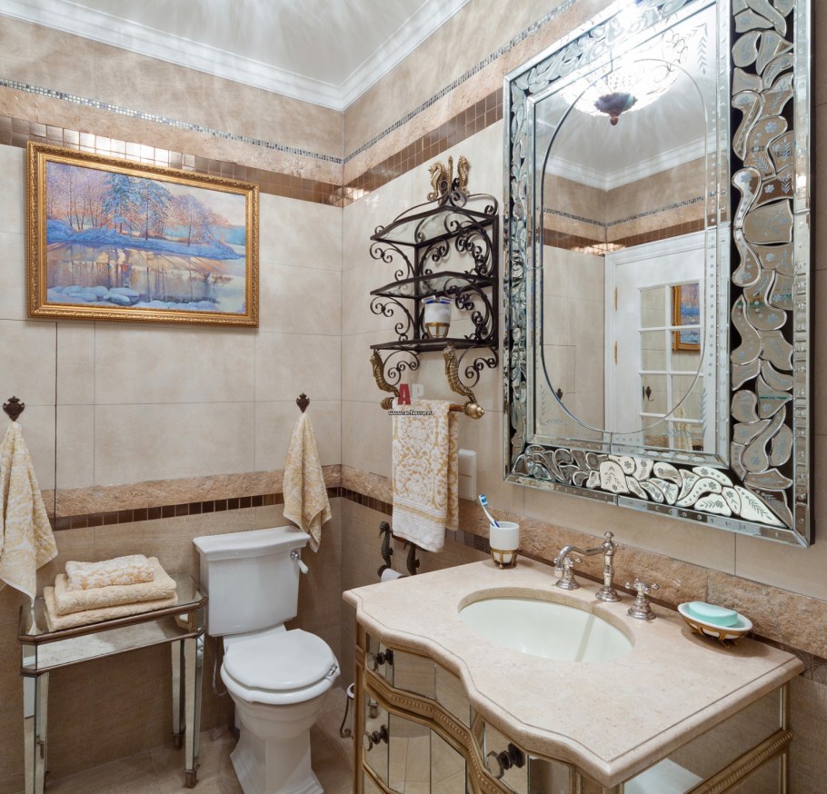 Ванная комната во французском стиле