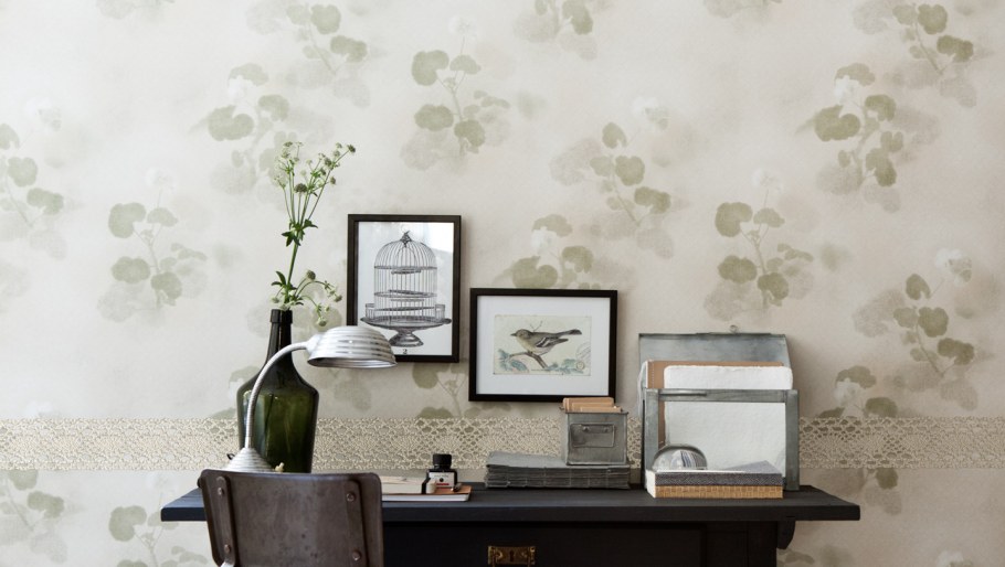 Цветочный принт в интерьере