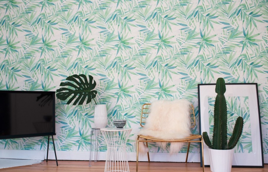 Фрески в интерьере гостиной