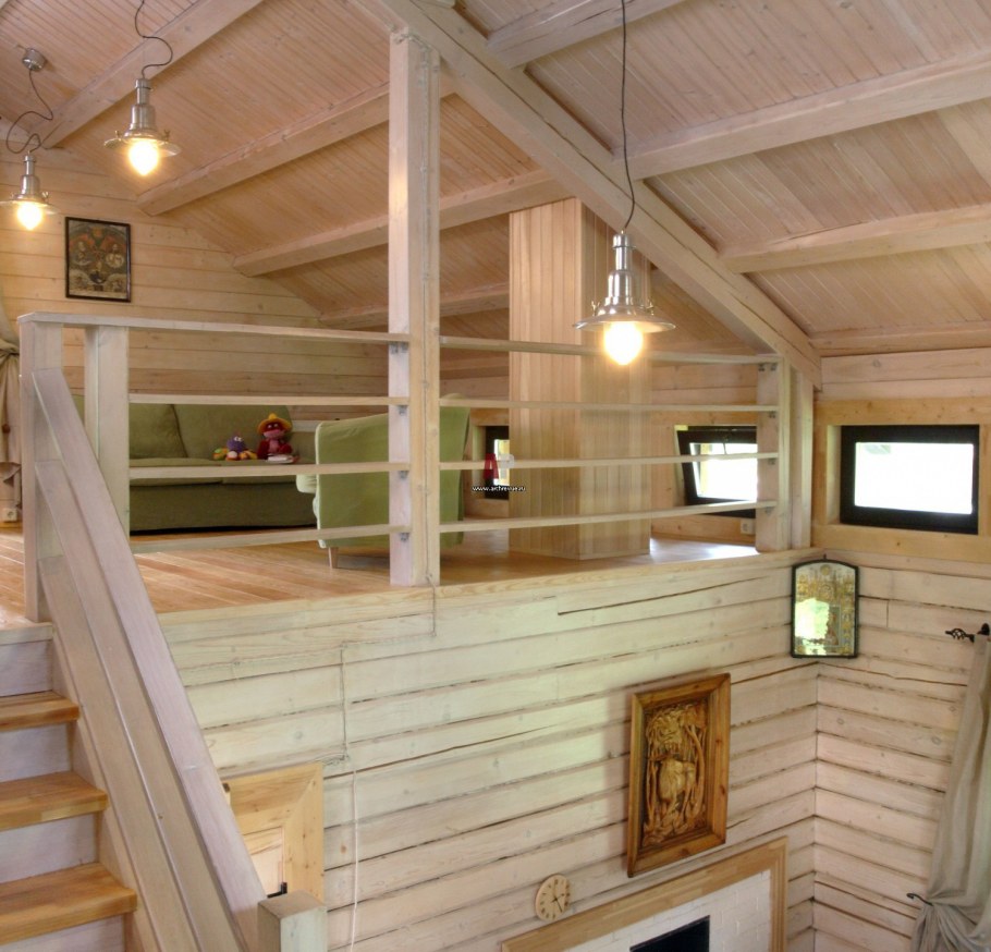 Интерьеры Отделанные вагонкой