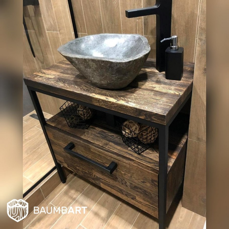 Тумба под раковину из дерева