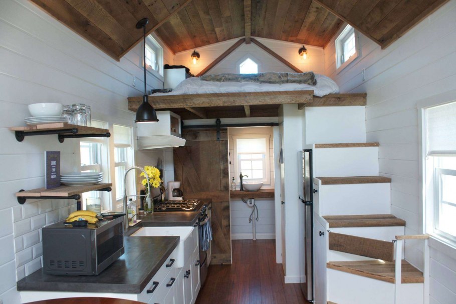 Loft tiny House Kitchen