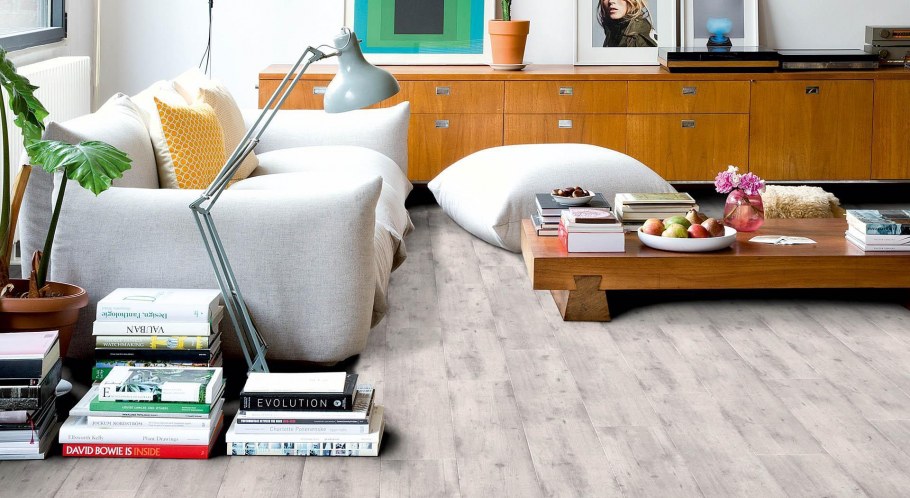 Quick Step impressive im1861 дуб реставрированный светло-серый