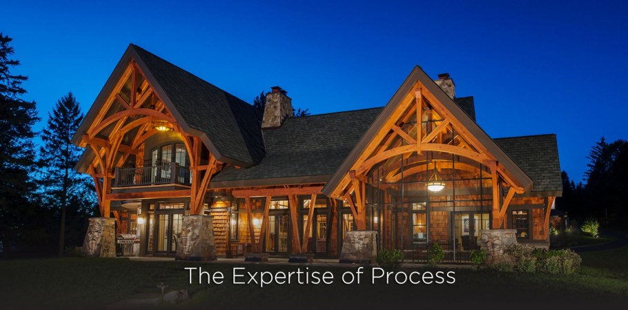 Дом в стиле Тимбер фрейм