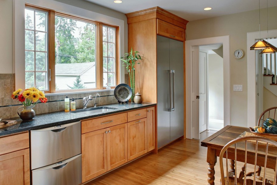 Маленькая узкая кухня планировка