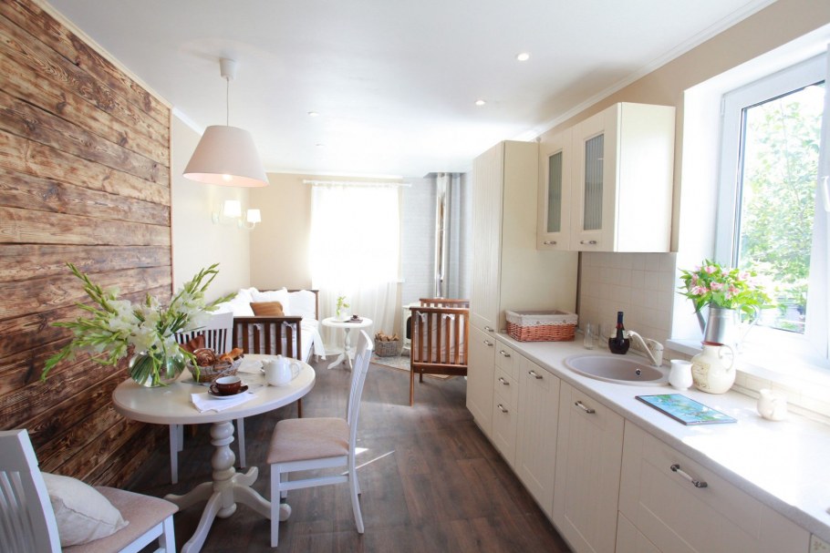 Интерьер дачной кухни