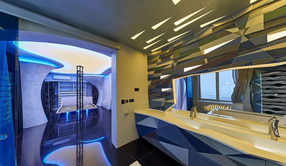 Интерьер в стиле футуризм