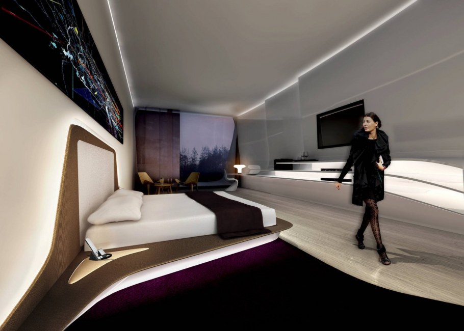 Спальни архитекторов Захи Хадид